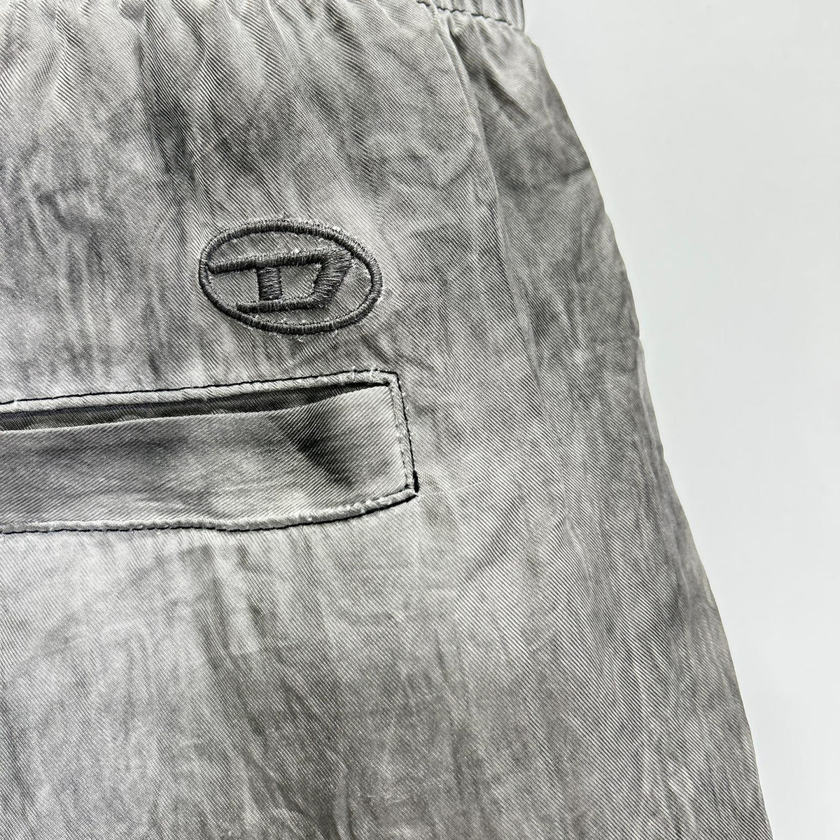 DIESEL ディーゼル P-LEON トラックパンツ M アセテートツイル地 ガーメントダイ ボトムス