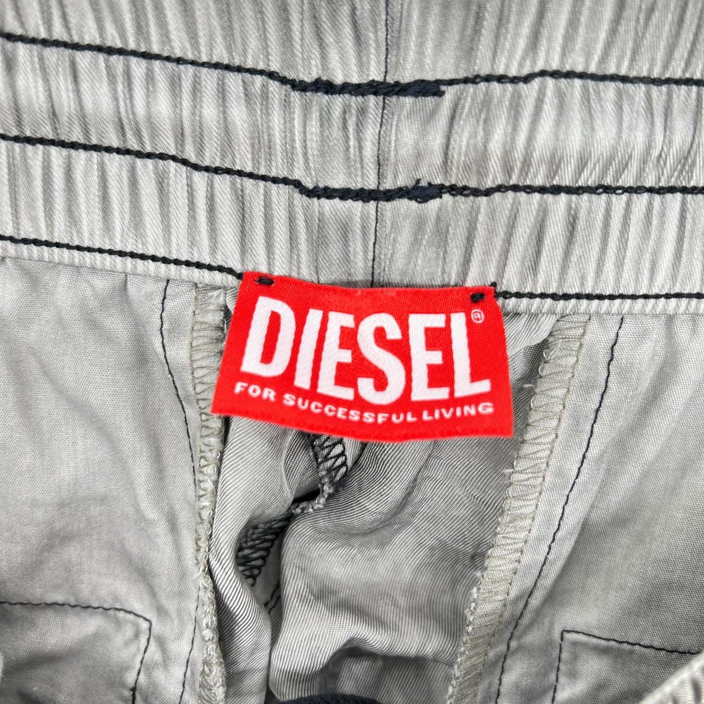 DIESEL ディーゼル P-LEON トラックパンツ M アセテートツイル地 ガーメントダイ ボトムス
