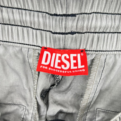 DIESEL ディーゼル P-LEON トラックパンツ M アセテートツイル地 ガーメントダイ ボトムス