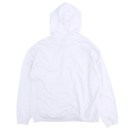 DIESEL ディーゼル フロント ロゴ パーカー トップス メンズ ホワイト XL トップス
