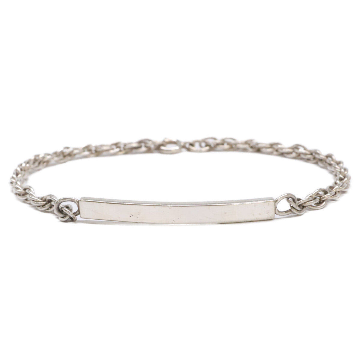 TIFFANY&Co. ティファニー IDプレート ナロー ブレスレット