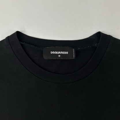 DSQUARED2 ディースクエアード 22SS S74GD0705 ブラック ロゴ 半袖Tシャツ トップス