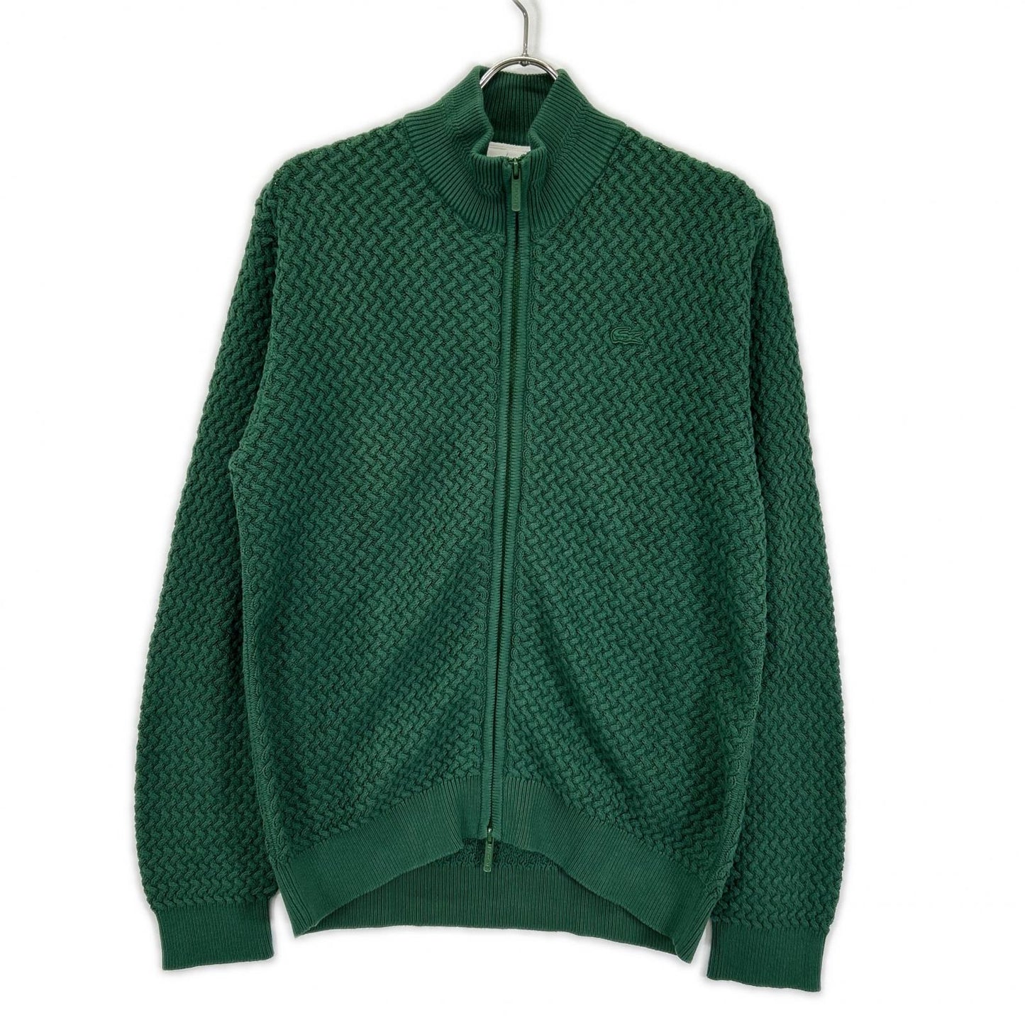 Lacoste ラコステ AH011J バスケットニットジップアップ トップス