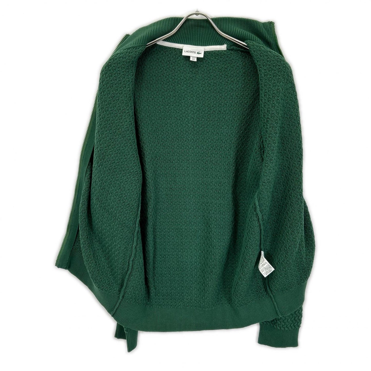 Lacoste ラコステ AH011J バスケットニットジップアップ トップス