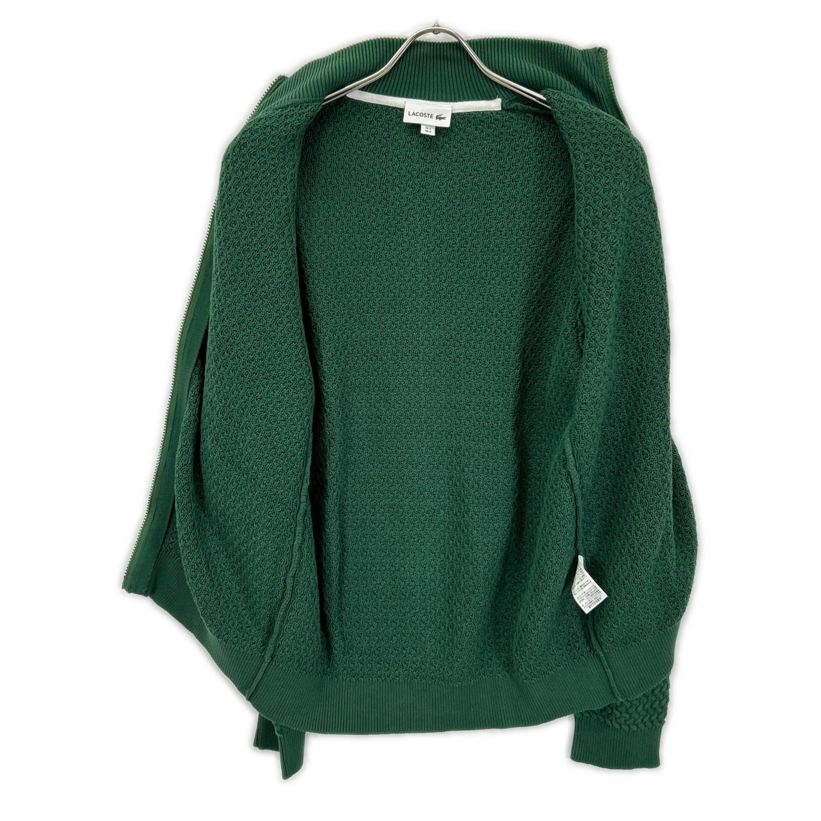 Lacoste ラコステ AH011J バスケットニットジップアップ トップス