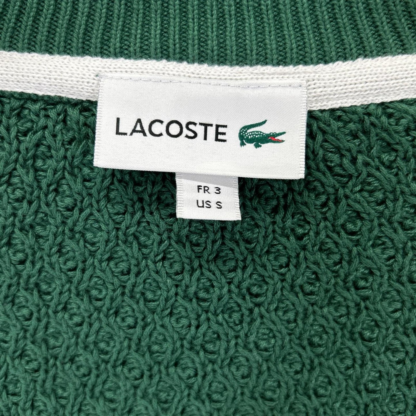 Lacoste ラコステ AH011J バスケットニットジップアップ トップス