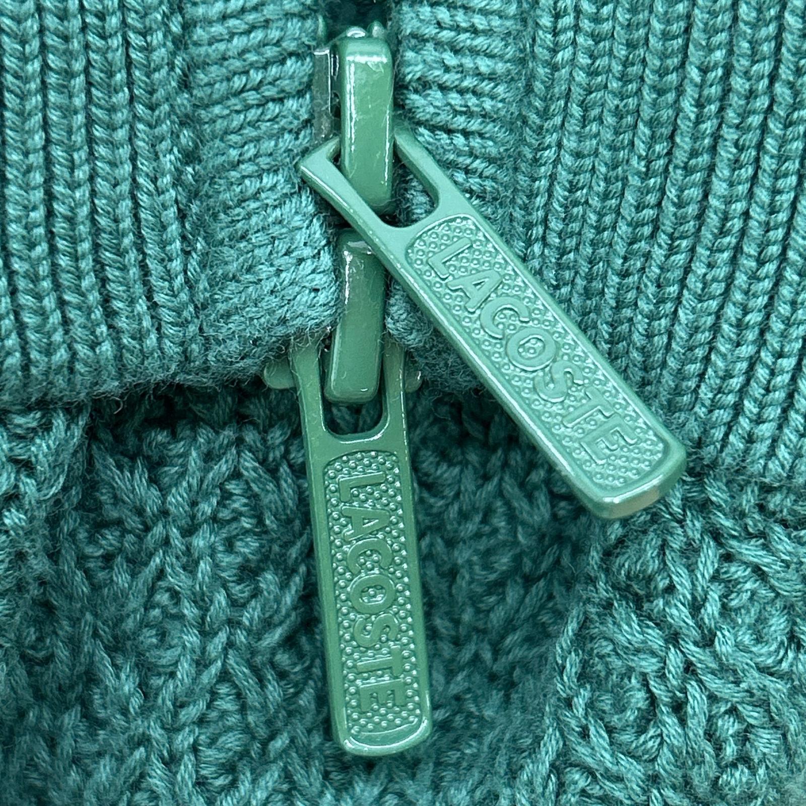 Lacoste ラコステ AH011J バスケットニットジップアップ トップス
