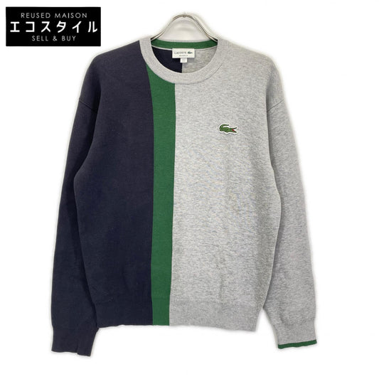 Lacoste ラコステ AH1999 バーチカルカラーブロッキングニットセーター トップス