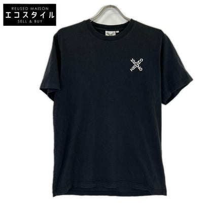 KENZO ケンゾー FA65TS0014SJ ブラック クロスロゴTシャツ トップス