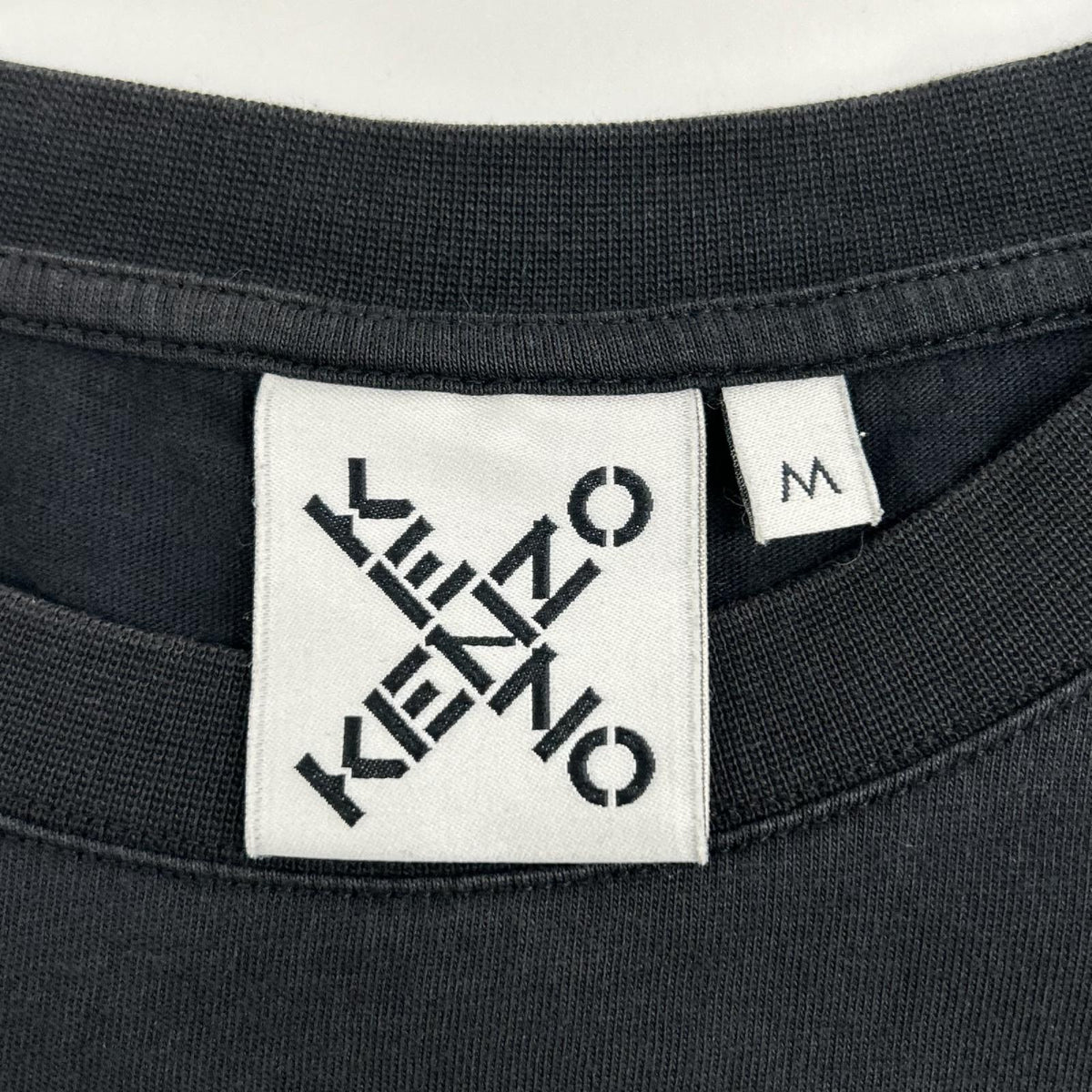 KENZO ケンゾー FA65TS0014SJ ブラック クロスロゴTシャツ トップス