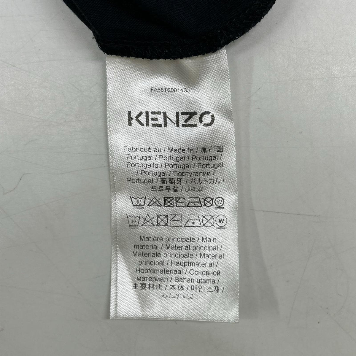 KENZO ケンゾー FA65TS0014SJ ブラック クロスロゴTシャツ トップス