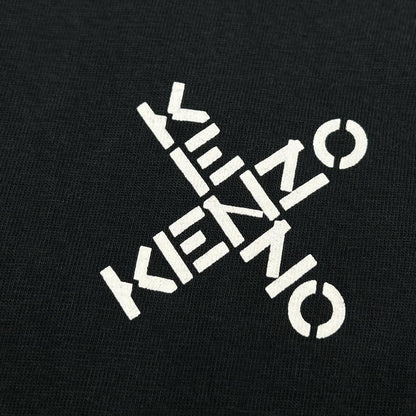 KENZO ケンゾー FA65TS0014SJ ブラック クロスロゴTシャツ トップス