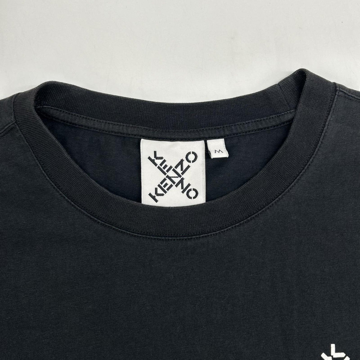 KENZO ケンゾー FA65TS0014SJ ブラック クロスロゴTシャツ トップス