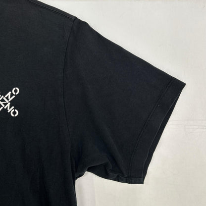 KENZO ケンゾー FA65TS0014SJ ブラック クロスロゴTシャツ トップス