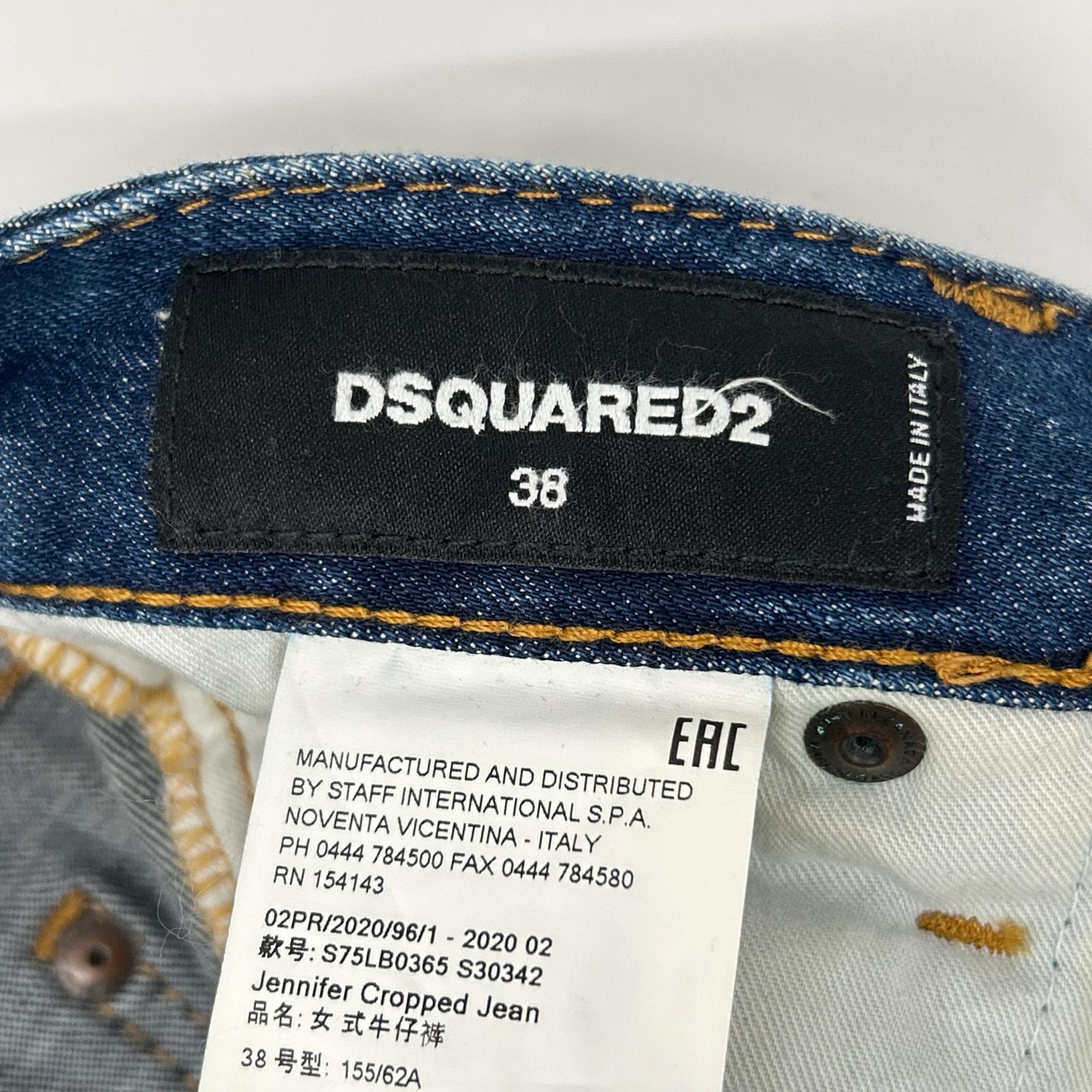 DSQUARED2 ディースクエアード 20aw s75lb0365 jennifer cropprd jean デニム ボトムス