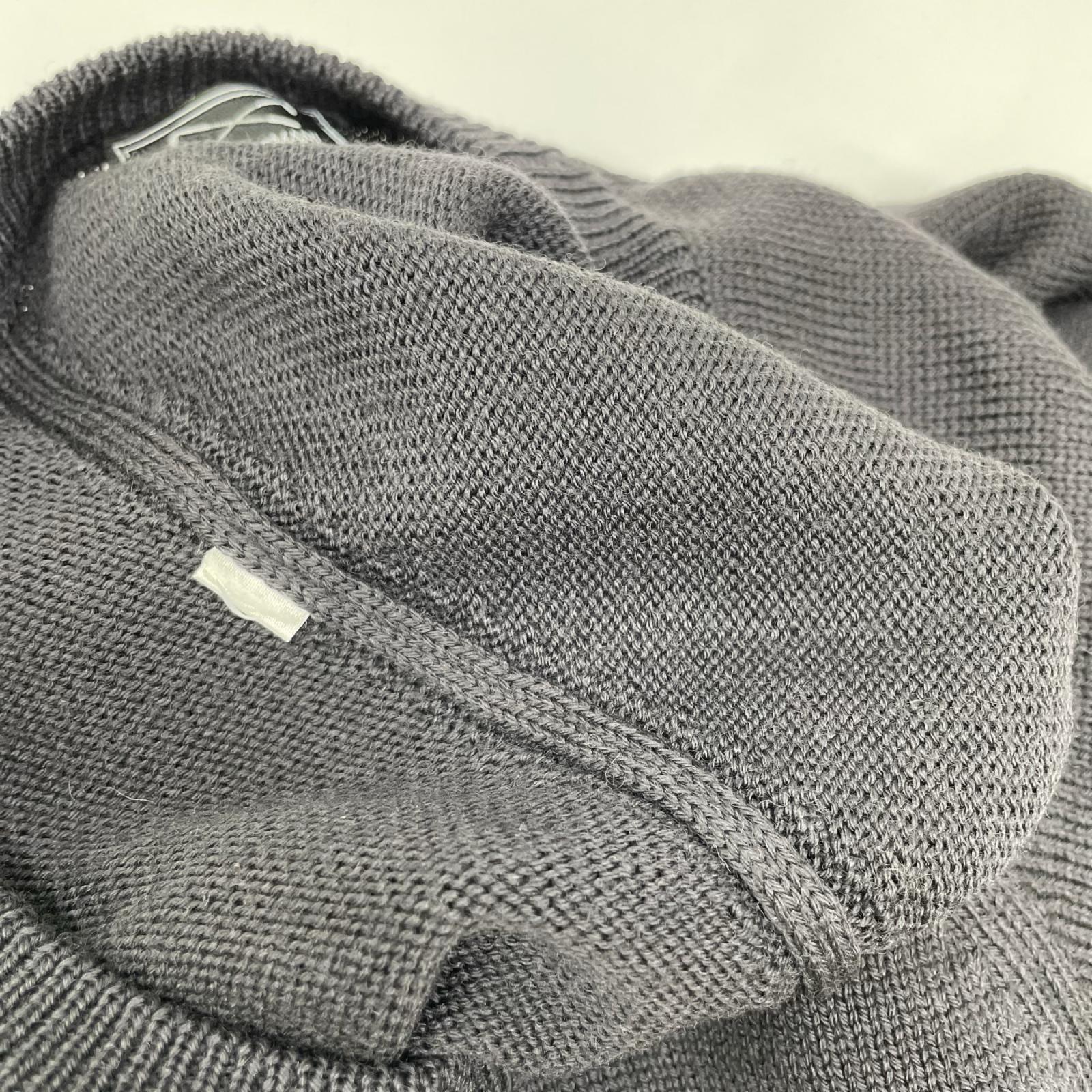 GIORGIOARMANI ジョルジオアルマーニ GOLF ウール ロゴ刺繍ニット トップス