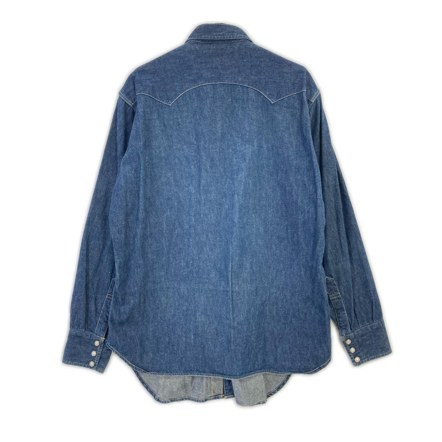 LEVI'S リーバイス 7205 1018 90s バレンシア製 ショートホーン デニムシャツ トップス