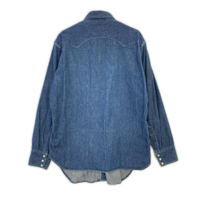 LEVI'S リーバイス 7205 1018 90s バレンシア製 ショートホーン デニムシャツ トップス
