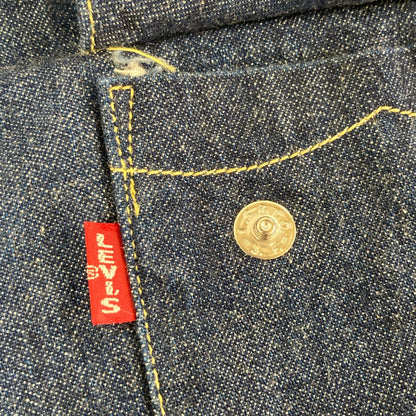 LEVI'S リーバイス 7205 1018 90s バレンシア製 ショートホーン デニムシャツ トップス