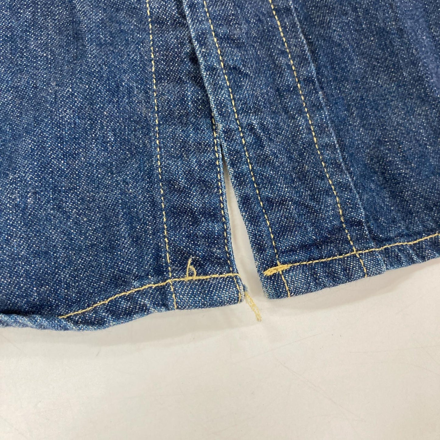 LEVI'S リーバイス 7205 1018 90s バレンシア製 ショートホーン デニムシャツ トップス