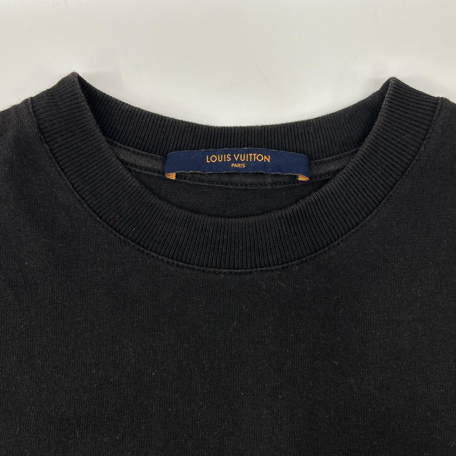 LOUIS VUITTON ルイヴィトン HHY07W 19AW Back Flower Print Tee バックフラワー プリント 半袖 Tシャツ トップス