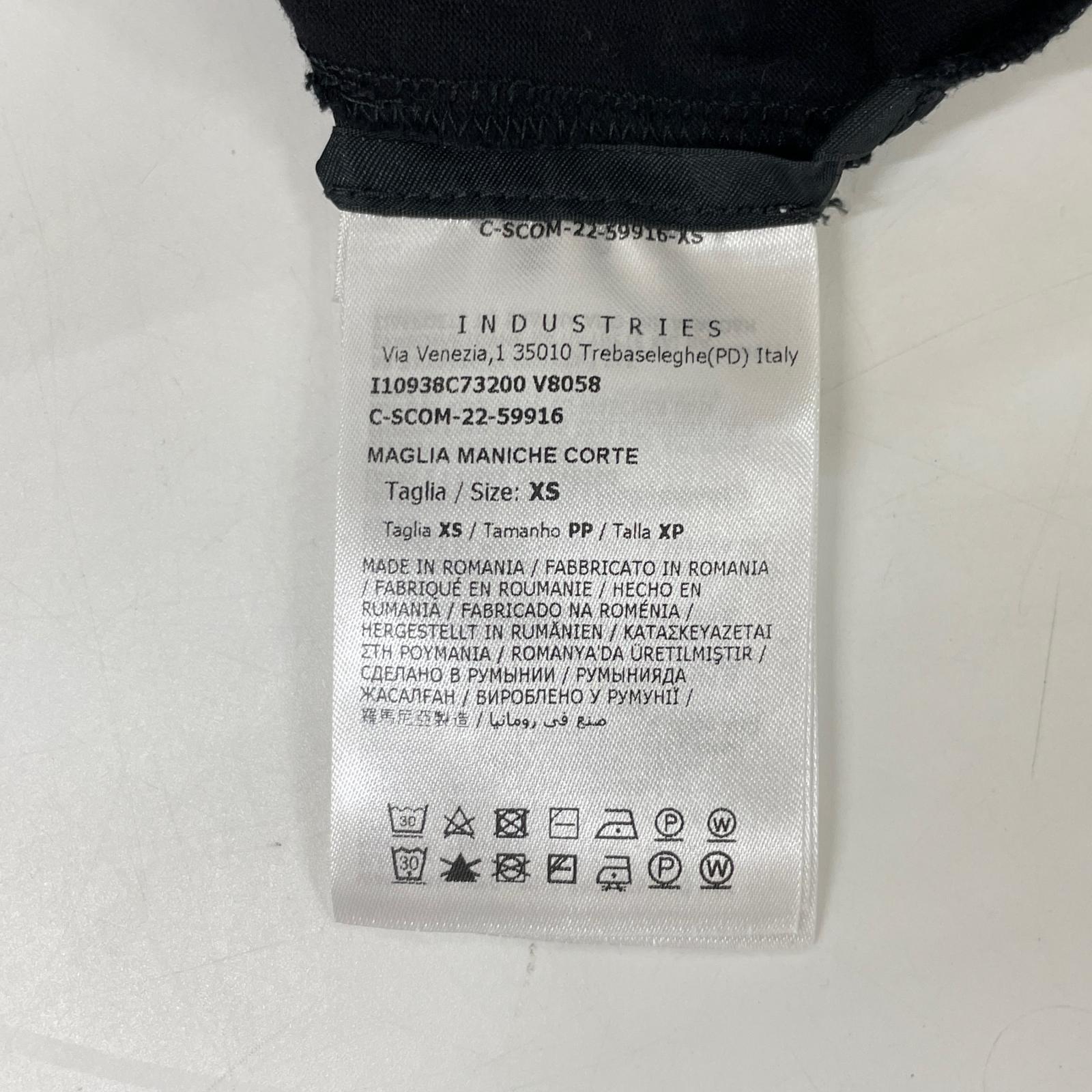 MONCLER モンクレール 22年 MAGLIA MANICHE CORTE ブラックTシャツ トップス