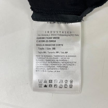 MONCLER モンクレール 22年 MAGLIA MANICHE CORTE ブラックTシャツ トップス