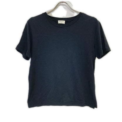 SAINT LAURENT PARIS サンローランパリ 554298 ブラック 半袖無地Tシャツ トップス