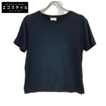SAINT LAURENT PARIS サンローランパリ 554298 ブラック 半袖無地Tシャツ トップス