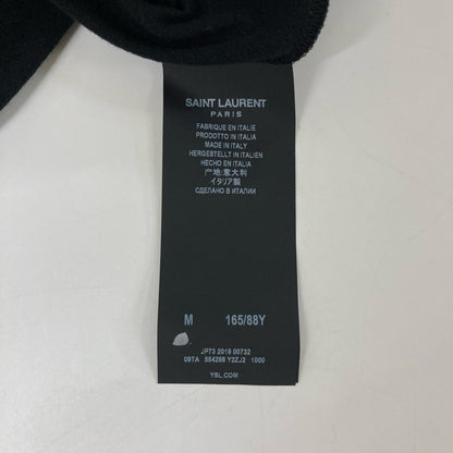 SAINT LAURENT PARIS サンローランパリ 554298 ブラック 半袖無地Tシャツ トップス