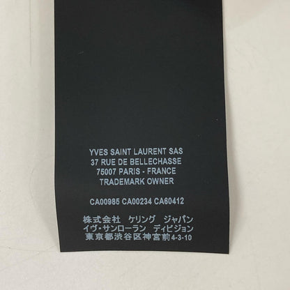 SAINT LAURENT PARIS サンローランパリ 554298 ブラック 半袖無地Tシャツ トップス