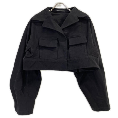 Yohji Yamamoto FEMME ヨウジヤマモトファム FV-J03-002 18AW コットン モールスキン ショートジャケット ジャケット