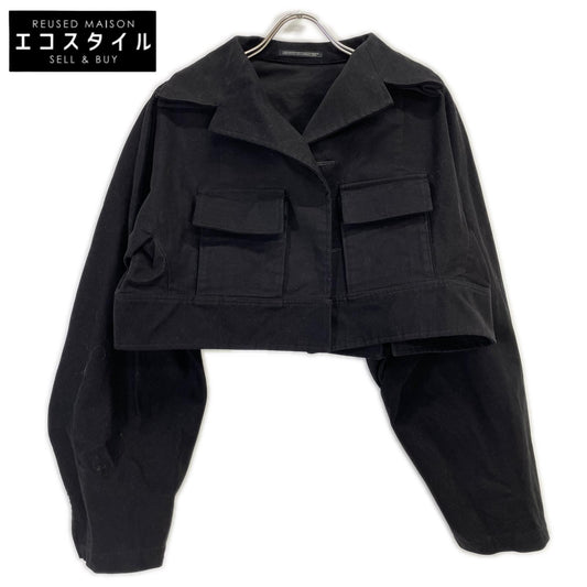 Yohji Yamamoto FEMME ヨウジヤマモトファム FV-J03-002 18AW コットン モールスキン ショートジャケット ジャケット