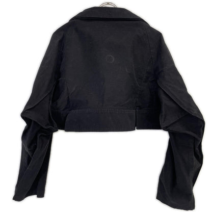 Yohji Yamamoto FEMME ヨウジヤマモトファム FV-J03-002 18AW コットン モールスキン ショートジャケット ジャケット