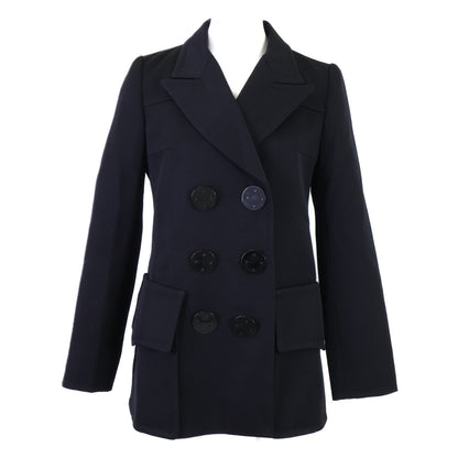 LOUIS VUITTON [Excellent condition/Domestic authentic] F0VE16URW Monogram-Lined Wool Double-Breasted Jacket Jacket