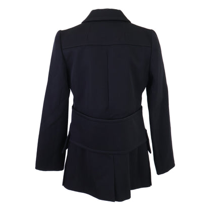 LOUIS VUITTON [Excellent condition/Domestic authentic] F0VE16URW Monogram-Lined Wool Double-Breasted Jacket Jacket