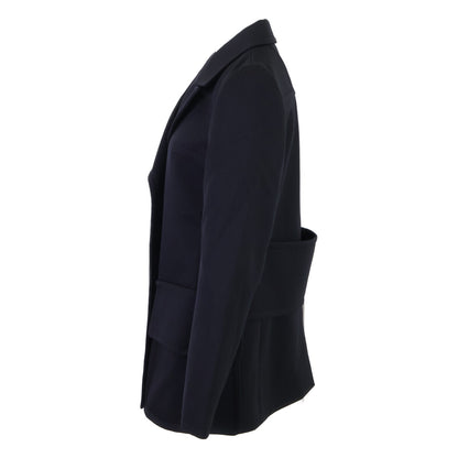 LOUIS VUITTON [Excellent condition/Domestic authentic] F0VE16URW Monogram-Lined Wool Double-Breasted Jacket Jacket