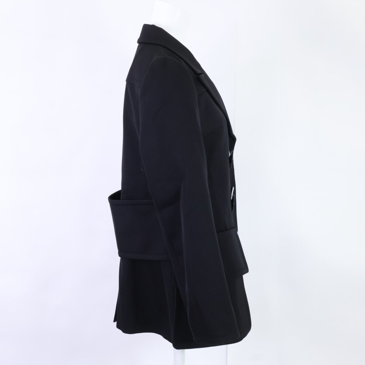 LOUIS VUITTON [Excellent condition/Domestic authentic] F0VE16URW Monogram-Lined Wool Double-Breasted Jacket Jacket