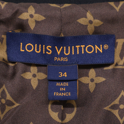 LOUIS VUITTON [Excellent condition/Domestic authentic] F0VE16URW Monogram-Lined Wool Double-Breasted Jacket Jacket