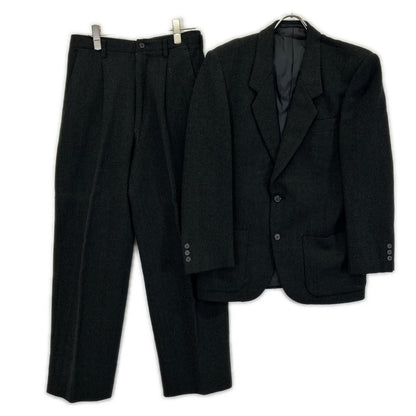 Y's for men ワイズフォーメン 80S グレー ウール ヘリンボーンセットアップ スーツ セットアップ