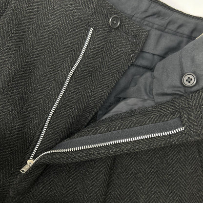 Y's for men ワイズフォーメン 80S グレー ウール ヘリンボーンセットアップ スーツ セットアップ