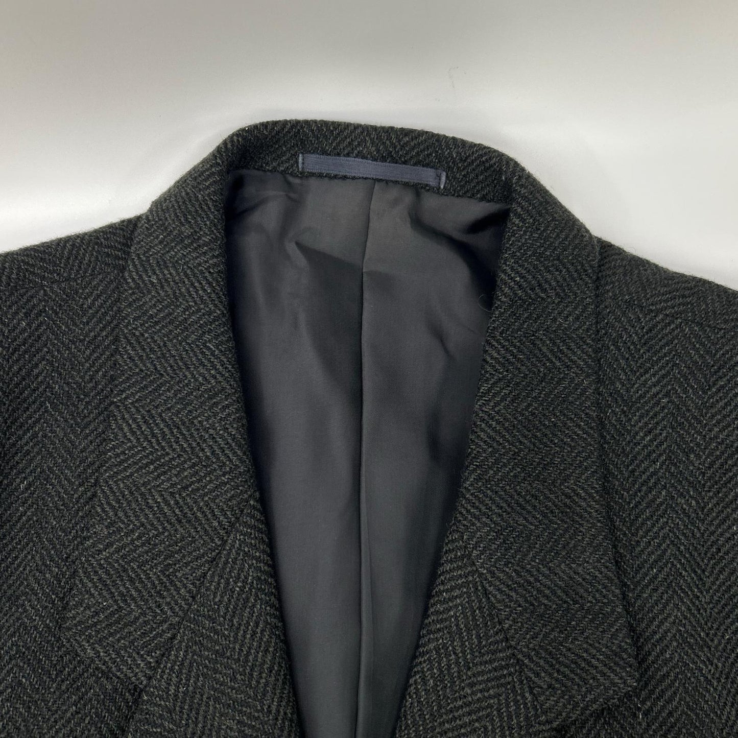 Y's for men ワイズフォーメン 80S グレー ウール ヘリンボーンセットアップ スーツ セットアップ