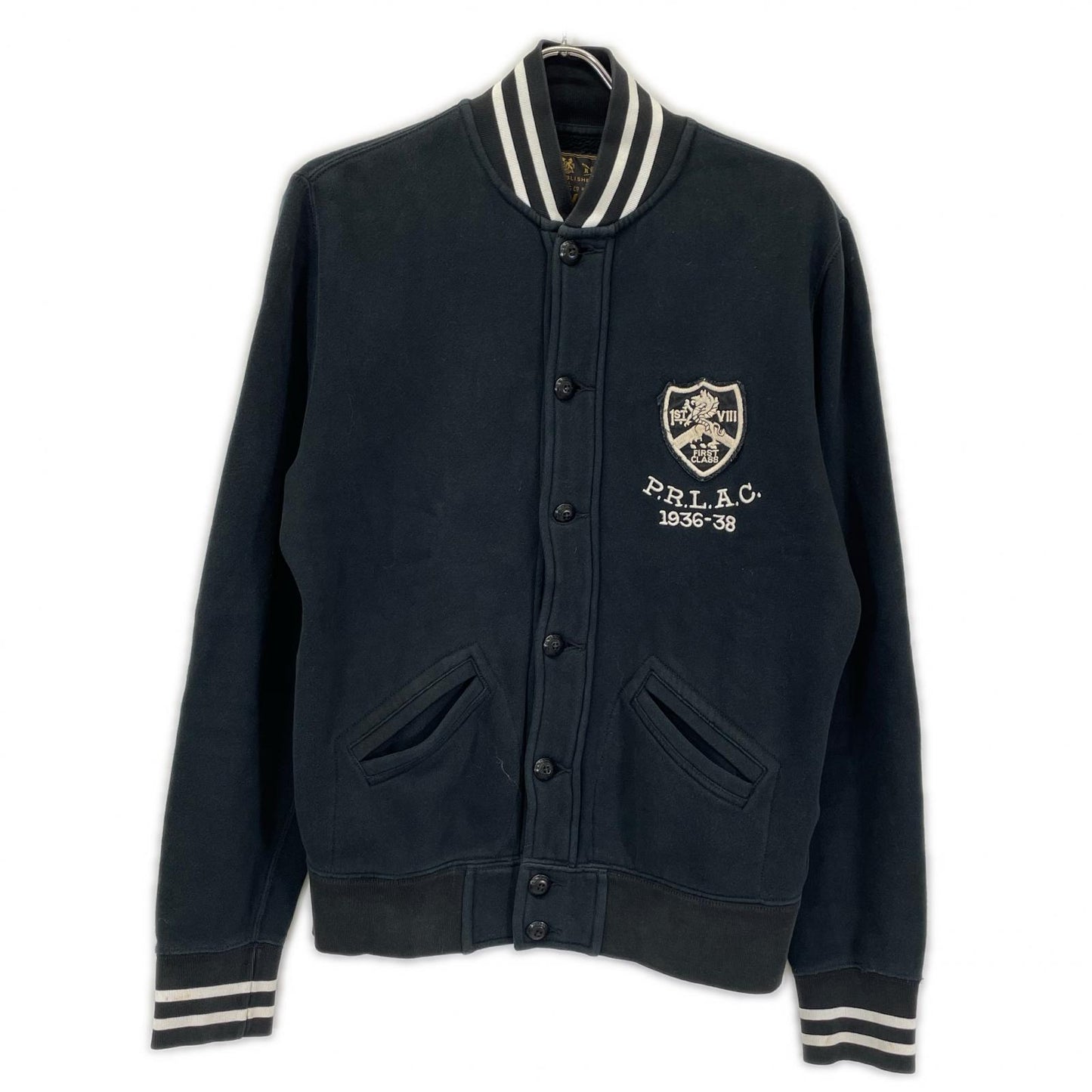 POLObyRalphLauren ポロラルフローレン P.R.L A.C. 1936-38 ブラック コットンスタジャン ジャケット