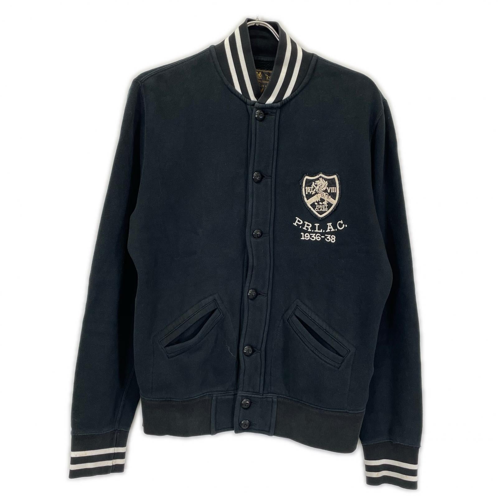 POLObyRalphLauren ポロラルフローレン P.R.L A.C. 1936-38 ブラック コットンスタジャン ジャケット
