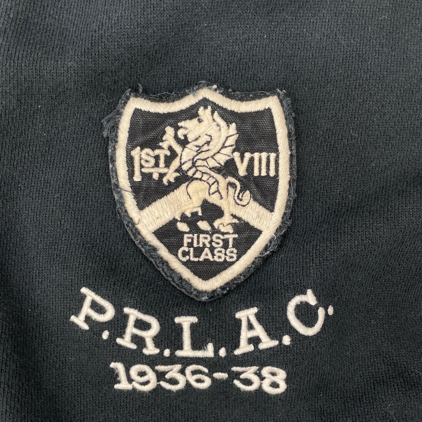 POLObyRalphLauren ポロラルフローレン P.R.L A.C. 1936-38 ブラック コットンスタジャン ジャケット