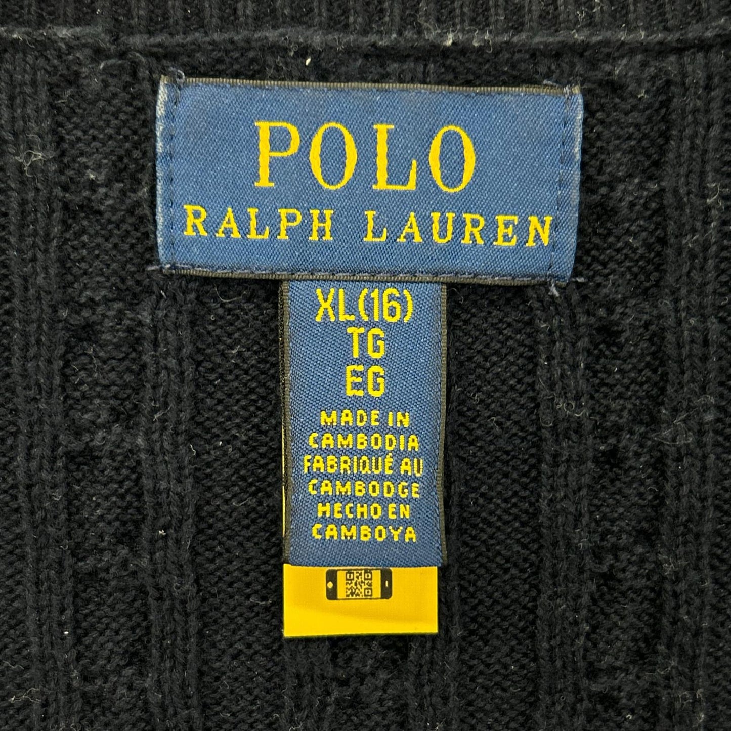 POLObyRalphLauren ポロラルフローレン ネイビー ミニケーブル コットン カーディガン ポニー刺繍 トップス