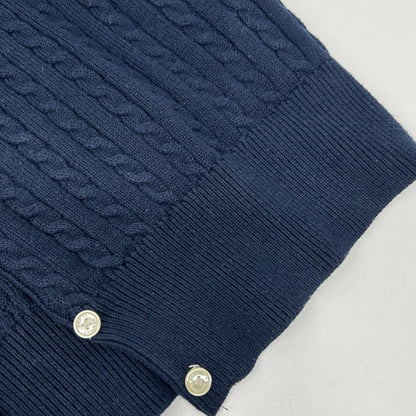 POLObyRalphLauren ポロラルフローレン ネイビー ミニケーブル コットン カーディガン ポニー刺繍 トップス