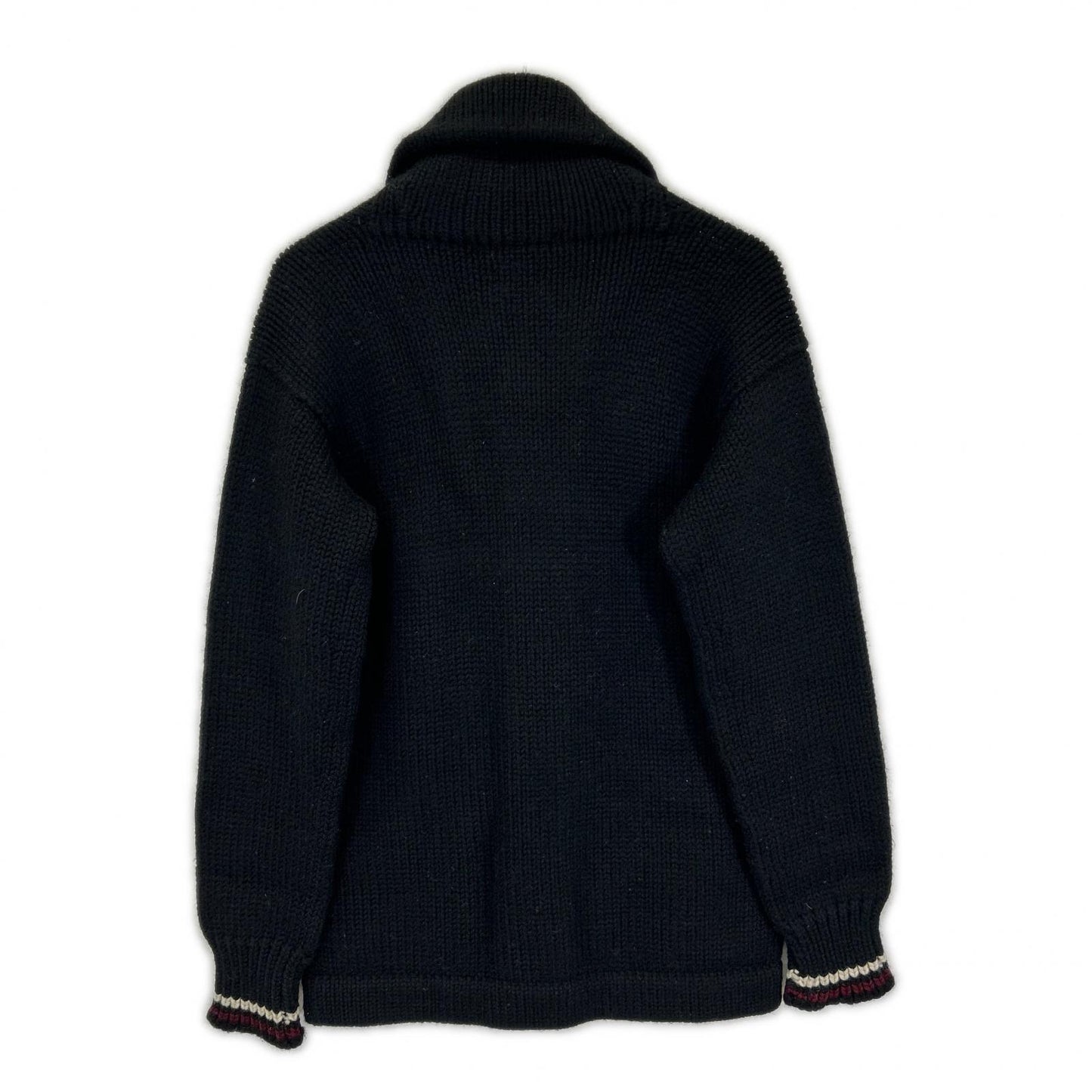 POLObyRalphLauren ポロラルフローレン 90s オールブラック ショールカラー ニット トップス