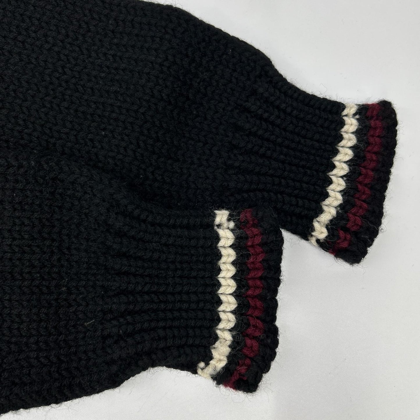 POLObyRalphLauren ポロラルフローレン 90s オールブラック ショールカラー ニット トップス