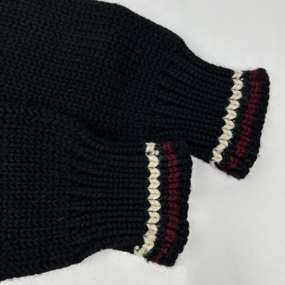 POLObyRalphLauren ポロラルフローレン 90s オールブラック ショールカラー ニット トップス